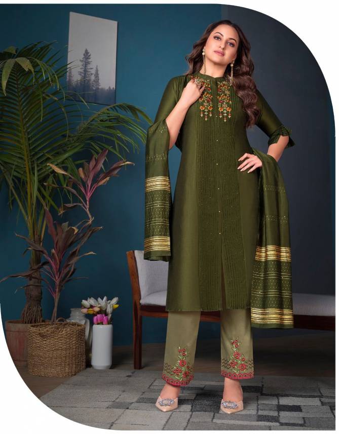 Fairy Tale New Exclusive Festive Wear Heavy Silk Readymade Suit Collection
